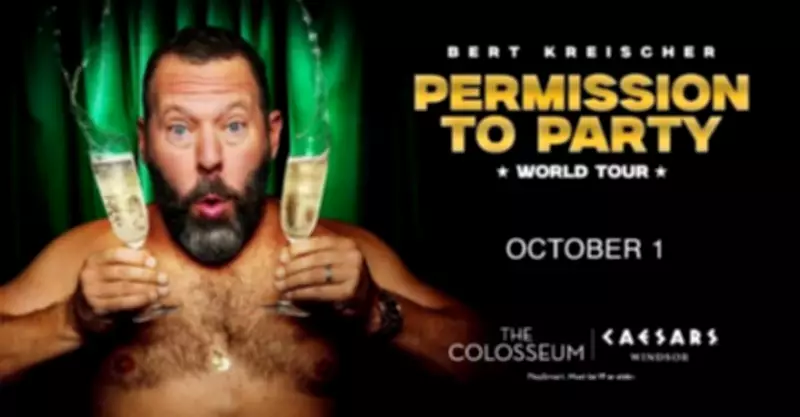Comedian Bert Kreischer Announces Performance at Caesars Windsor in 2026