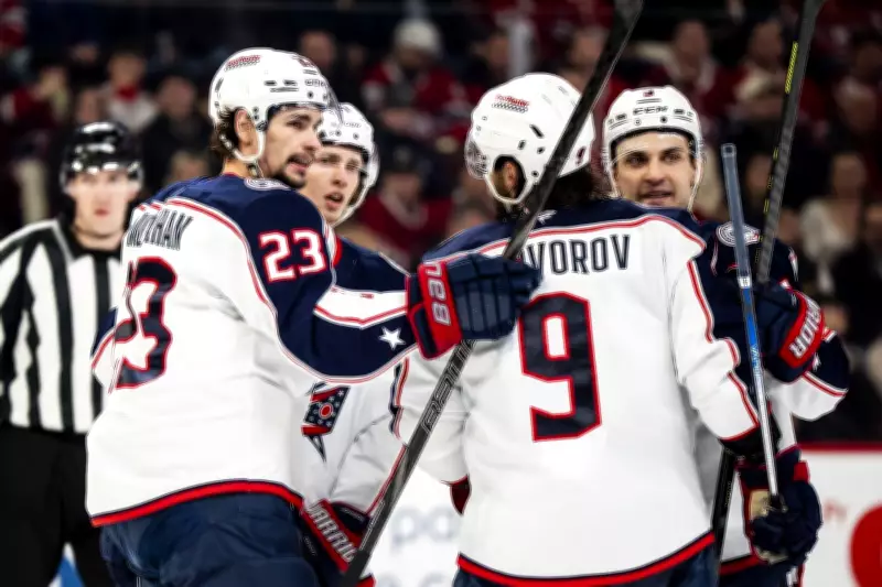 Coyle's Double Powers Blue Jackets to 5-2 Victory Over Canadiens in Playoff Push
