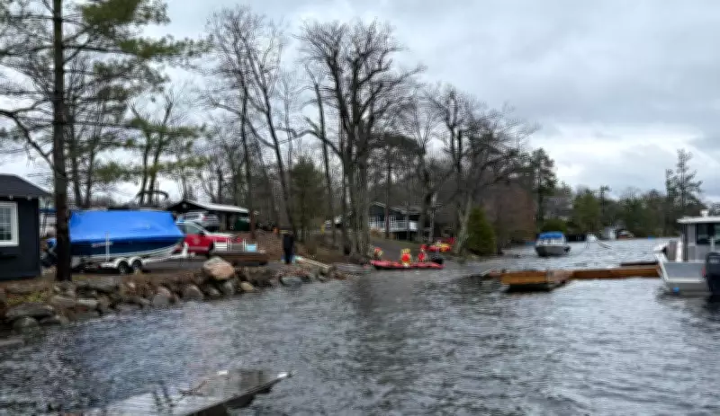 Crews Battle Major Cottage Fire on Muskoka Lake Island Property