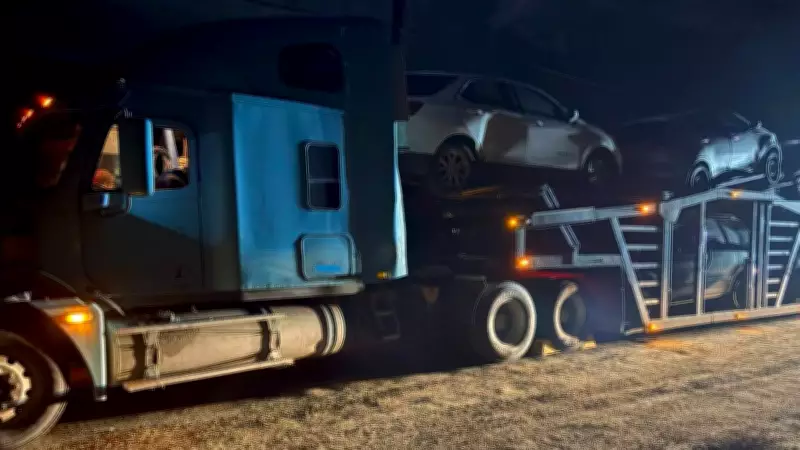 Dangerous Auto-Transport Truck Removed from B.C. Highway After Safety Violations