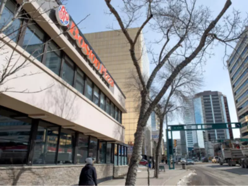 Downtown Edmonton's Boston Pizza Closes as Businesses Call for Relief