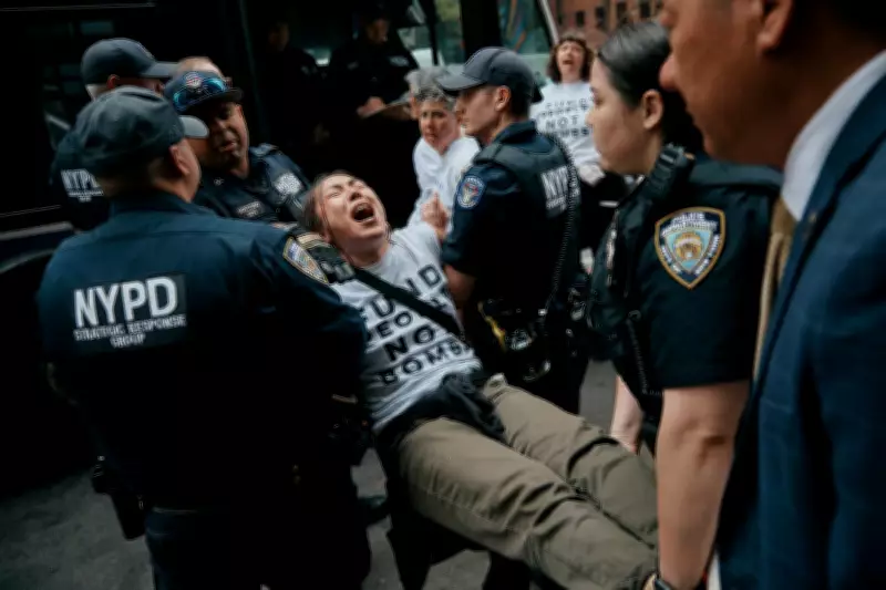 Dozens Arrested in New York Protest Demanding Senators Block Bomb Sales to Israel