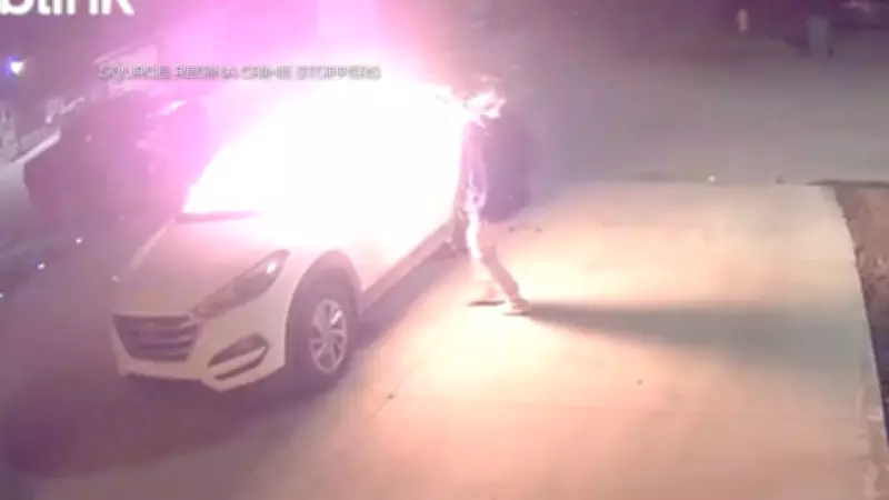 Dramatic Arson Caught on Camera in North Regina, Suspect Nearly Self-Immolates