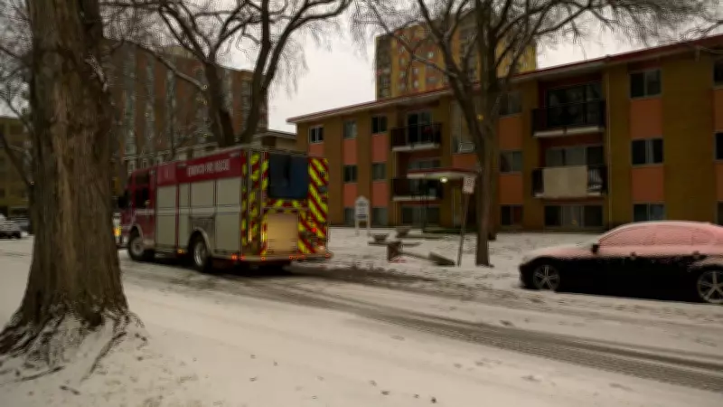 Edmonton Fire Investigates Cause of Apartment Blaze in Wîhkwêntôwin