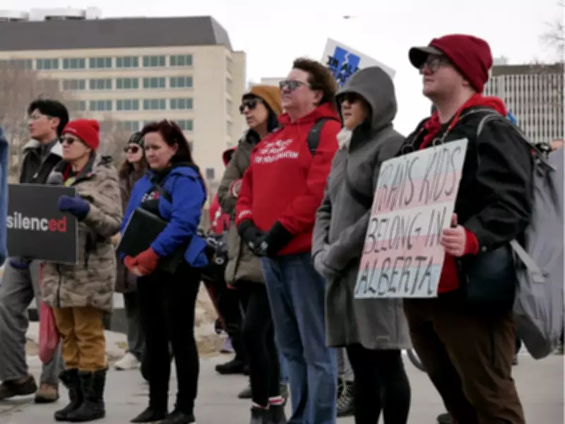 Edmonton Youth Rally Against Bill 25 at Legislature, Warn 'We Are Future Voters'