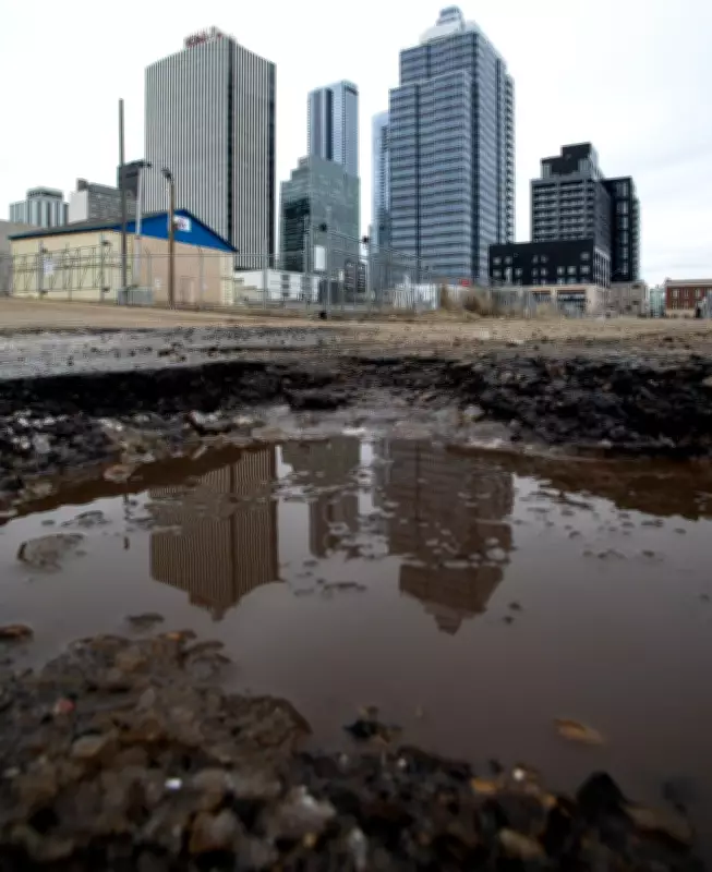 Edmonton's Pothole Battle: From Record Snowfall to Road Repairs