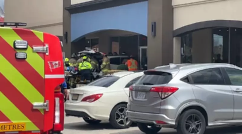 Emergency Crews Respond After SUV Crashes into London Furniture Store