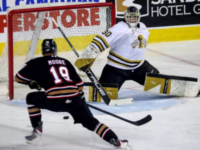 Ethan Moore's Heroics Lead Calgary Hitmen to WHL Playoff Dominance