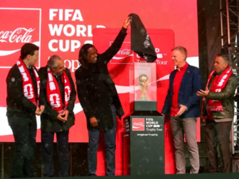 FIFA World Cup Trophy Tour Captivates Calgary Soccer Fans Despite Snowy Weather