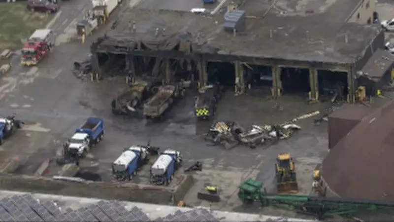 Fire at Caledon Public Works Building Under Investigation After Overnight Blaze