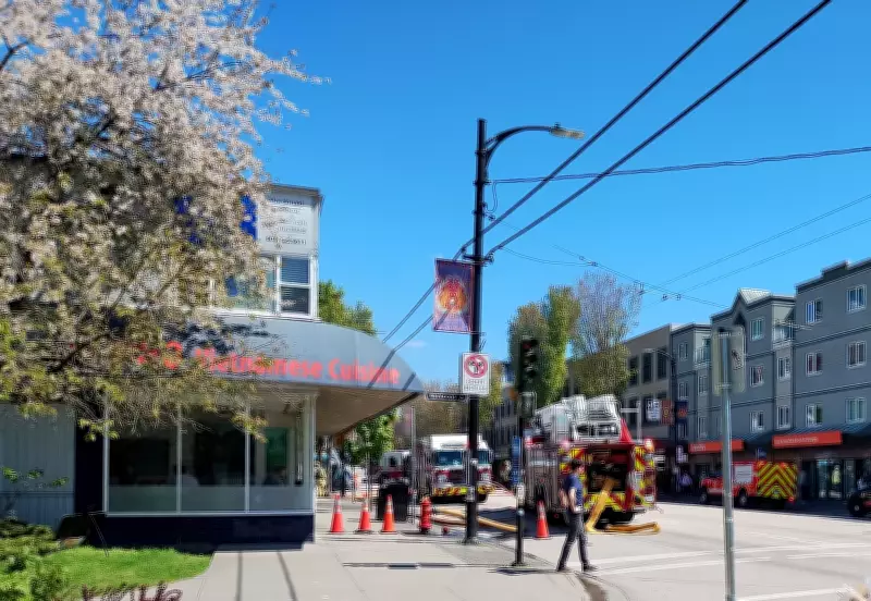 Firefighter Hospitalized After Blaze in Vacant East Vancouver Building