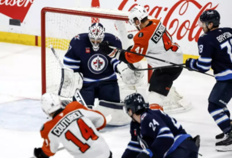 Flyers Dominate Jets 7-1 Led by Couturier and Cates' Three-Point Performances