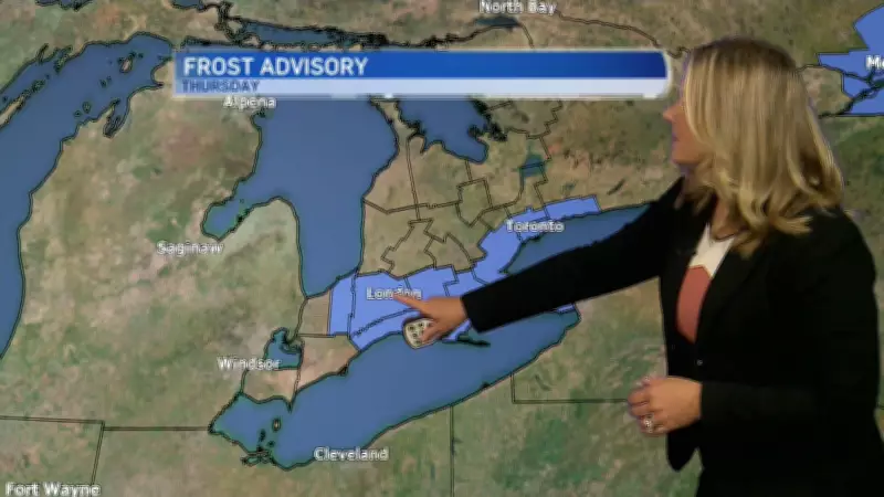 Frost Advisory in Southern Ontario as Temperatures Drop Below Freezing