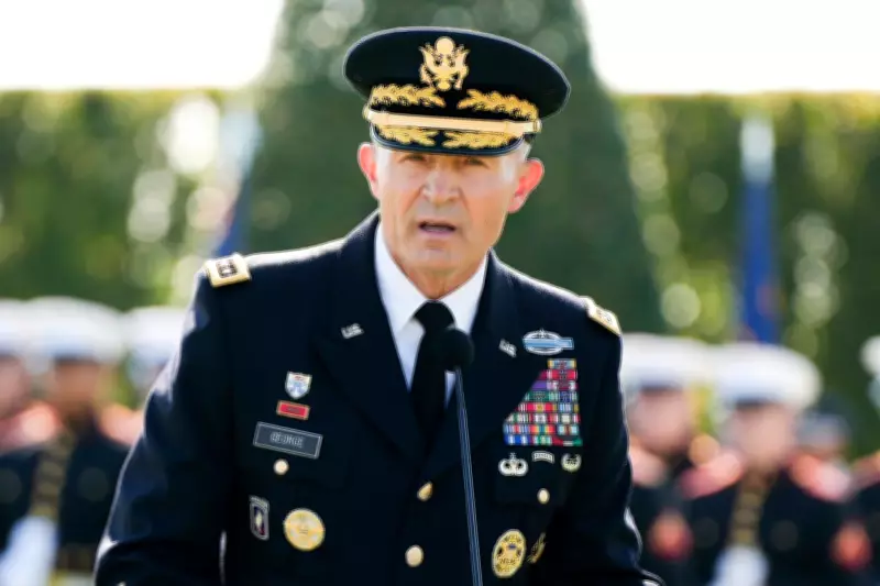 General Hegseth Calls for Army Chief's Resignation Amid Iran Conflict