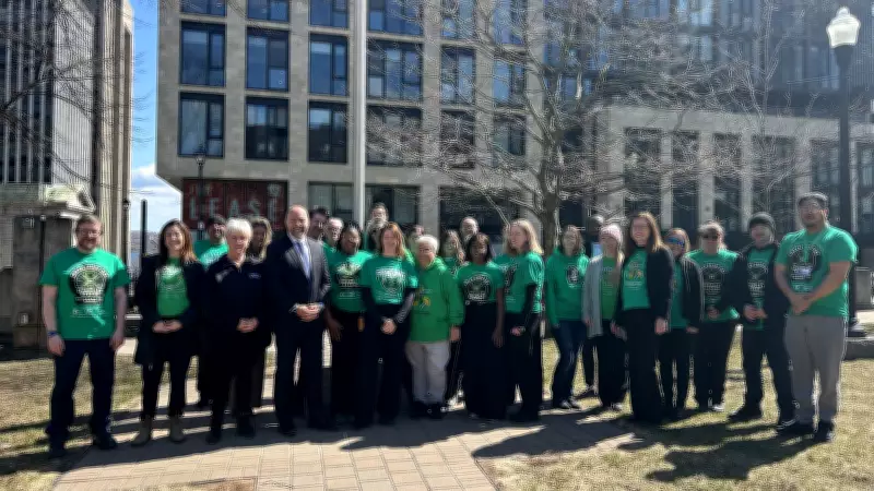 Halifax Honors Humboldt Broncos Victim with Green Shirt Day Flag Raising