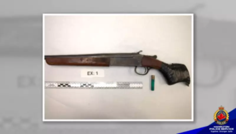 Hamilton Police Seize Sawed-Off Shotgun During Neighbor Dispute Incident