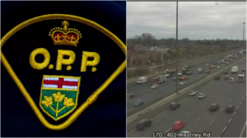 Highway 401 Hit-and-Run Injures Pothole Repair Worker in Ajax