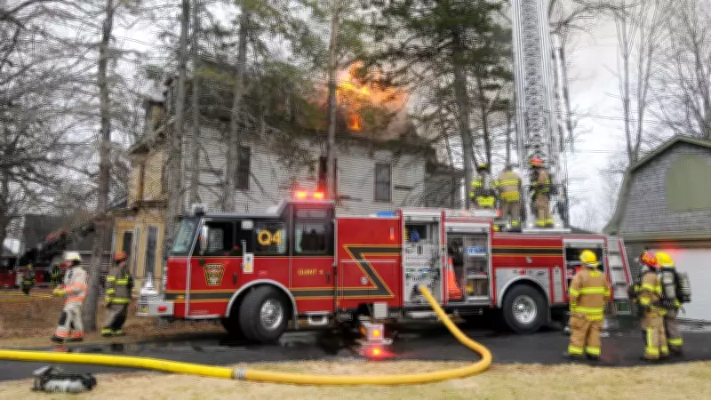Historic Victorian Home in Hants Border, Nova Scotia Destroyed by Fire