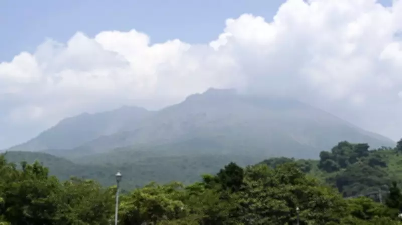 Japan's Sakurajima Volcano Erupts, Sending Ash Plumes 3.4 Kilometers High