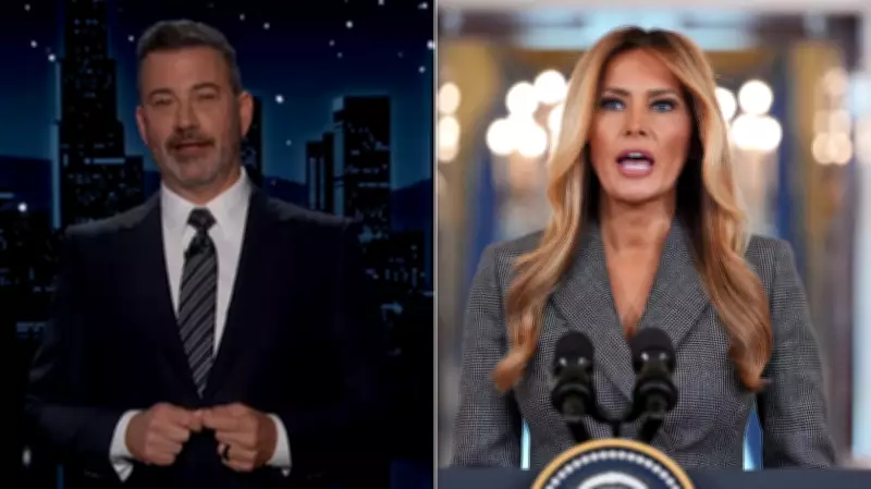 Jimmy Kimmel Criticizes Timing of Melania Trump's Epstein Remarks