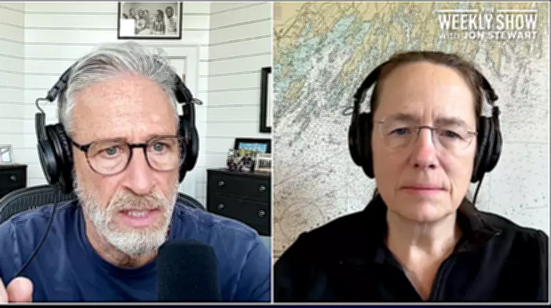 Jon Stewart and Heather Cox Richardson Clash Over Trump's Leadership and Mental State