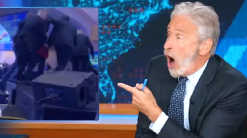 Jon Stewart Slams RFK Jr. for Abandoning Wife During WHCD Scare