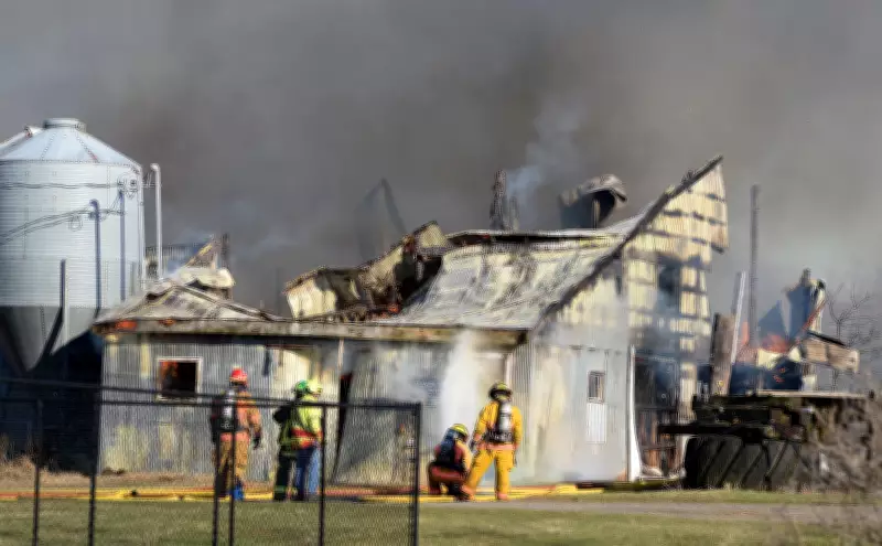 Kings County Barn Fire Results in $1 Million in Damages in Nova Scotia