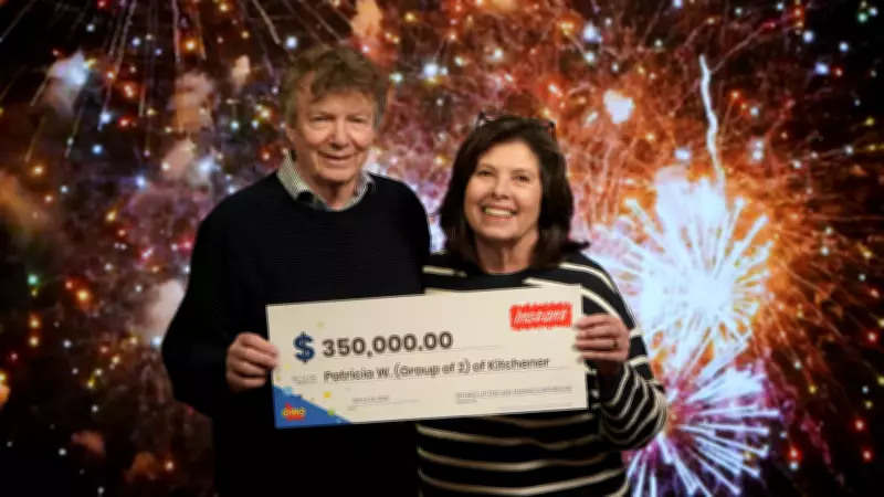 Kitchener Couple Celebrates $350,000 Lottery Win in Toronto