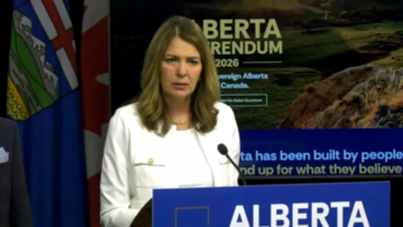 Lawyer Seeks Ad Ban on Alberta Premier's Referendum Site, Cites Loophole