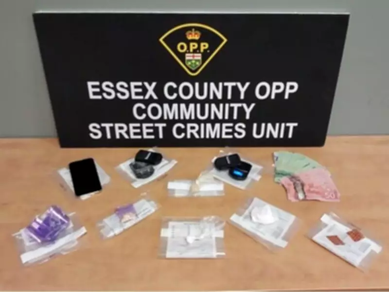 Leamington Drug Bust: OPP Seizes $12K in Cocaine, Fentanyl, Meth
