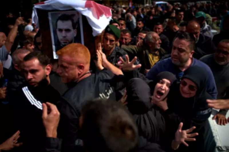 Lebanon Buries 13 Officers Killed in Israeli Strike Amid Rising Tensions