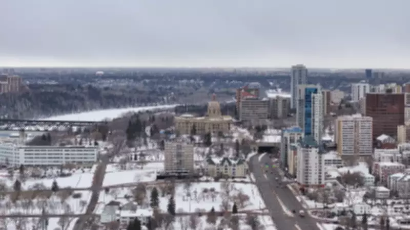 Light Snowfall in Edmonton Today, Followed by a Warming Trend This Week