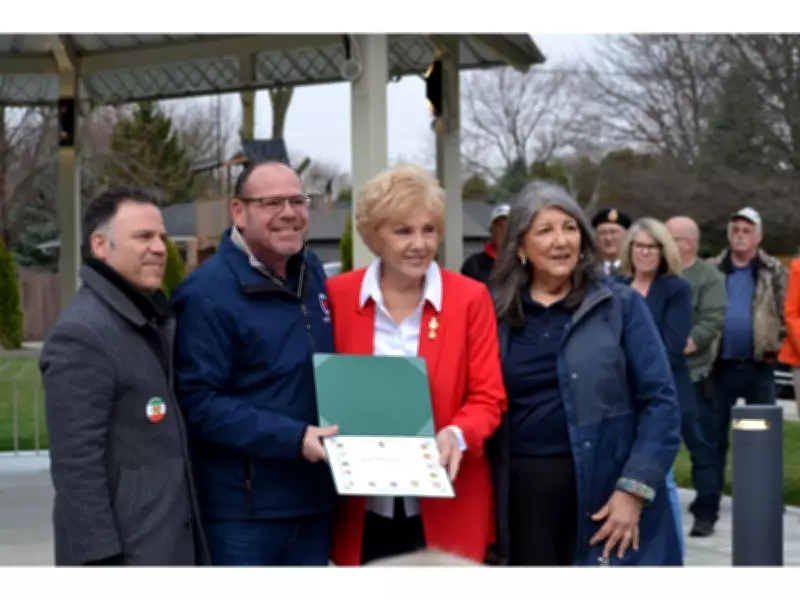 Linda McKinlay Honored as Namesake Square Opens in Comber