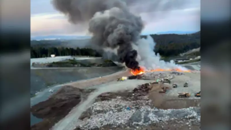 Lithium-Ion Battery Likely Caused Victoria Landfill Fire, Officials Say