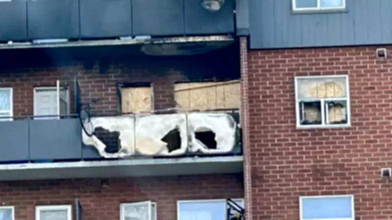 London Fire Victims Recall Desperate Moments as Ambulances Rush to Scene