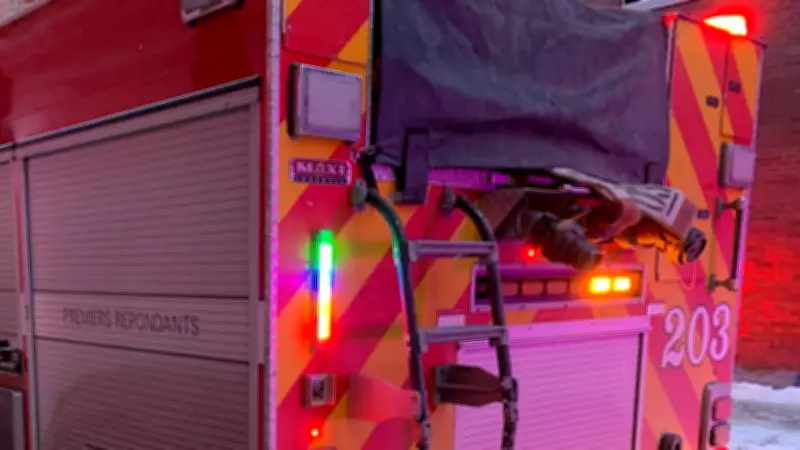 Major Fire Erupts on St-Laurent Boulevard in Montreal, Gas Leak Prompts Evacuation