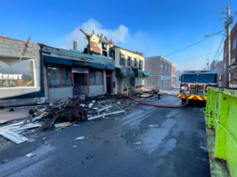 Major Fire in New Glasgow, Nova Scotia, Destroys Three Buildings on Provost Street