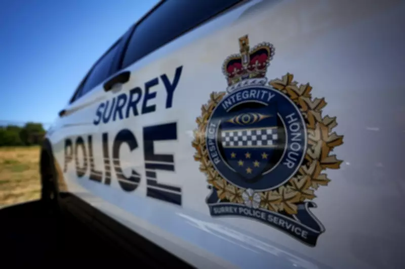 Major Surrey Crash Involving Truck and Car Leads to Extensive Road Closures