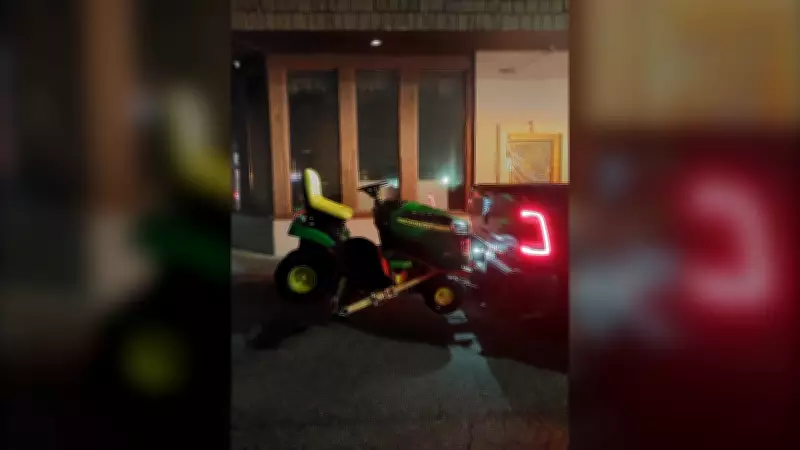 Man Charged with Impaired Driving While Operating Lawn Tractor in Caledon
