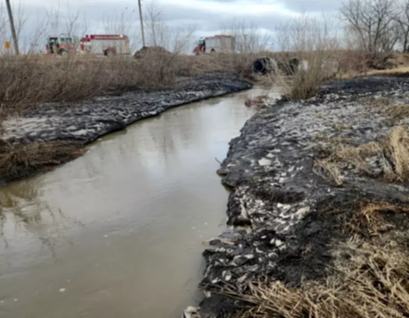 Manitoba RCMP and Firefighters Rescue Child from Creek Near Winkler