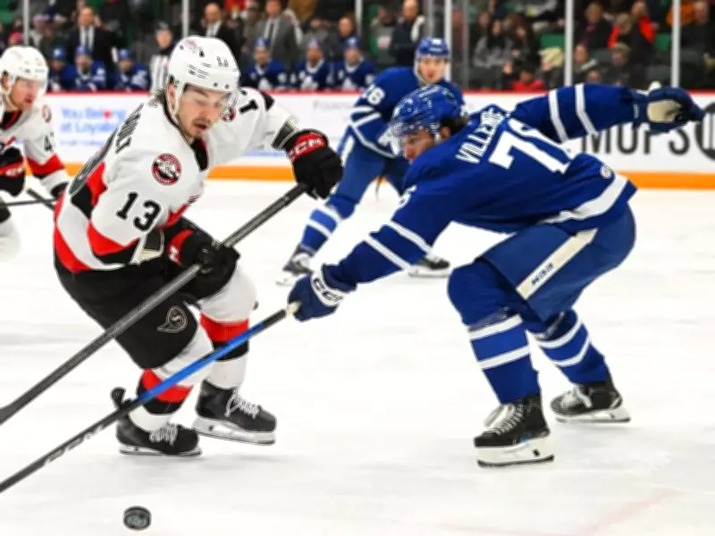 Maple Leafs Recall Defenceman William Villeneuve from Marlies on Emergency Basis