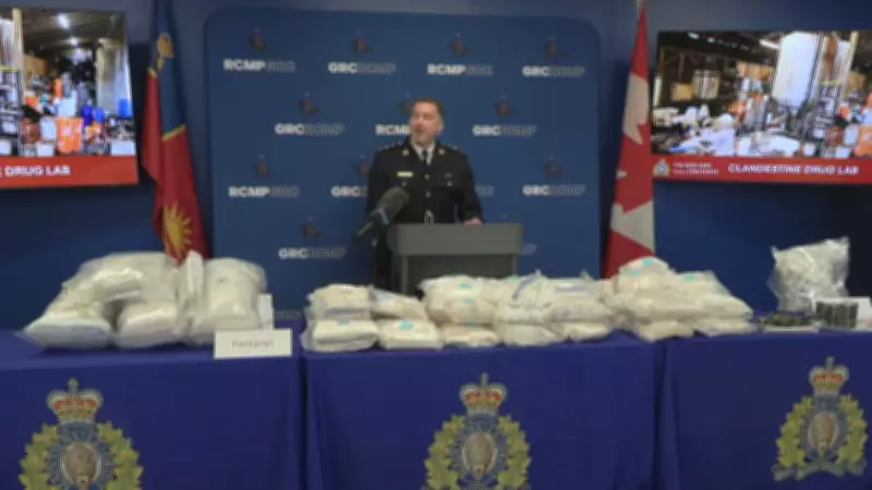 Massive Fentanyl Seizure in Fraser Valley: Nearly 400,000 Doses Confiscated