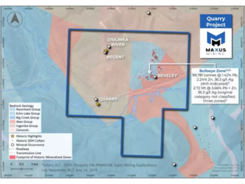 Maxus Mining Reports Robust Polymetallic Results at Quarry Antimony Property in British Columbia