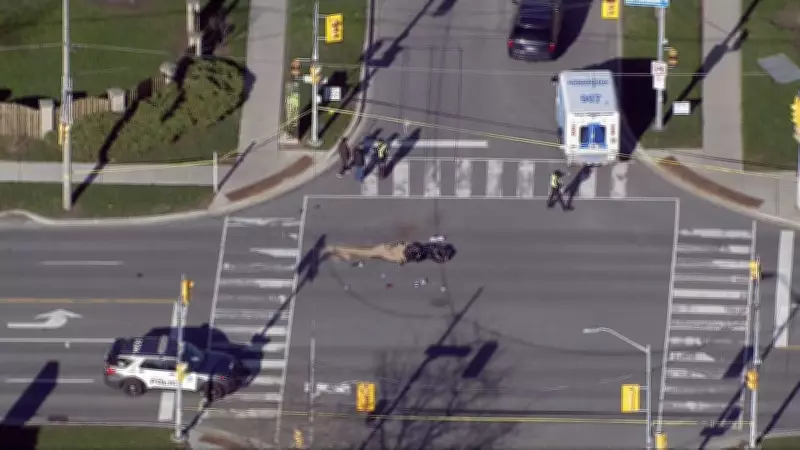Motorcyclist Dead in Toronto East End Crash