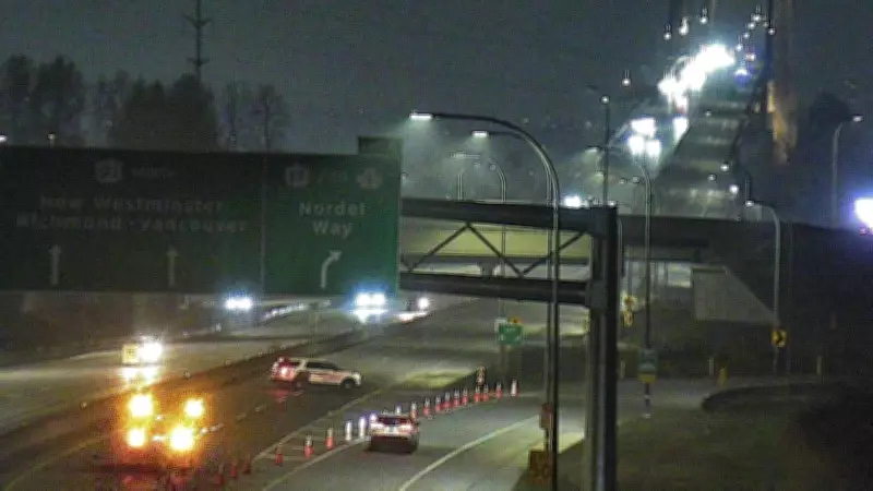 Motorcyclist Killed in Fatal Crash on Alex Fraser Bridge in Vancouver