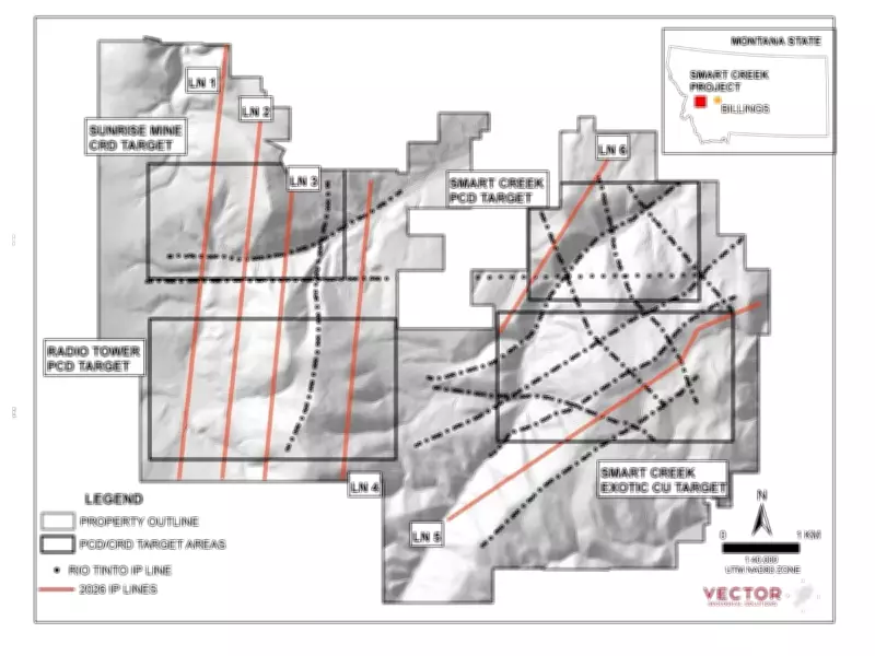 New Geophysical Survey Reveals Promising Copper-Gold Targets at Montana's Smart Creek Project