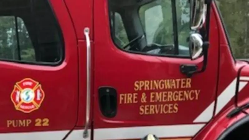 No Injuries Reported in Springwater Township Structure Fire