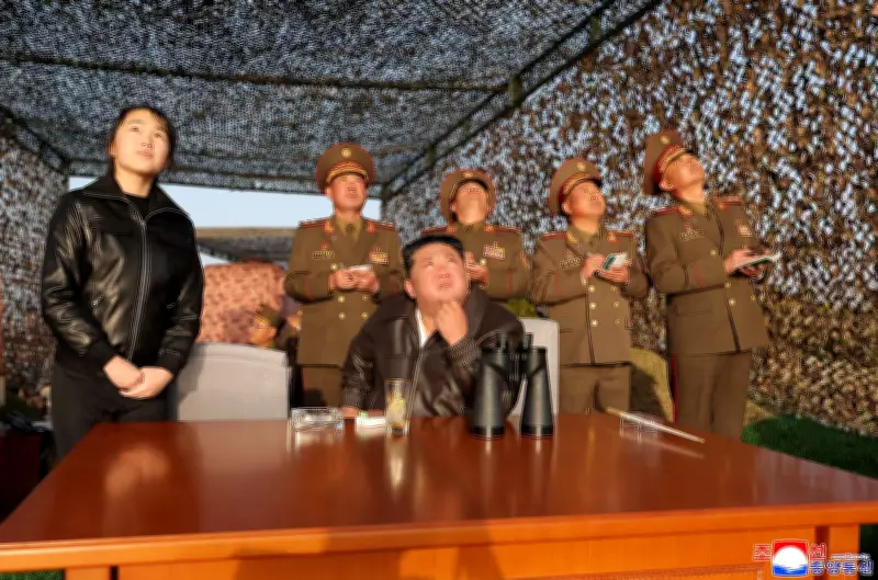North Korea Tests Cluster Munitions in Launch Observed by Kim Jong Un and Daughter