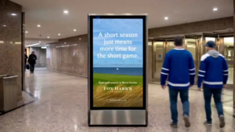 Nova Scotia Golf Resort's Ad Campaign Playfully Mocks Toronto Maple Leafs' Short Season
