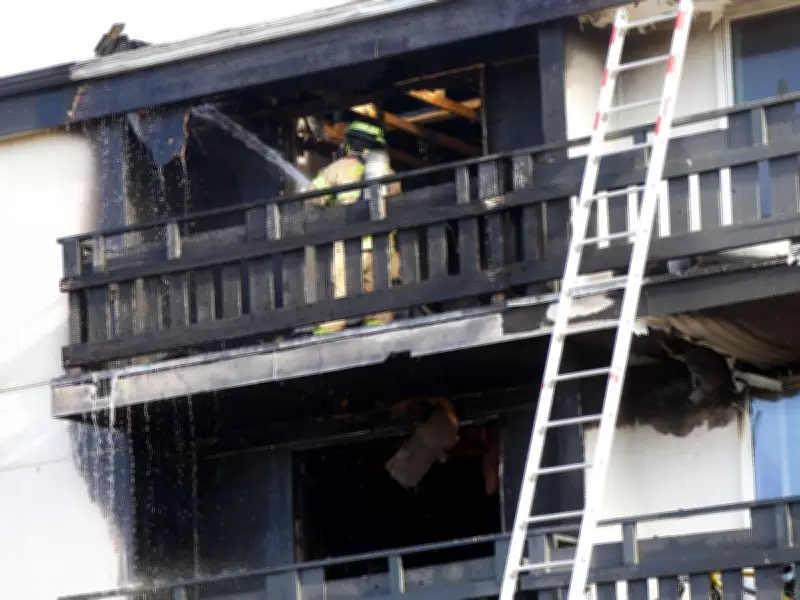 One Hospitalized in Early Morning Apartment Fire in Northeast Edmonton